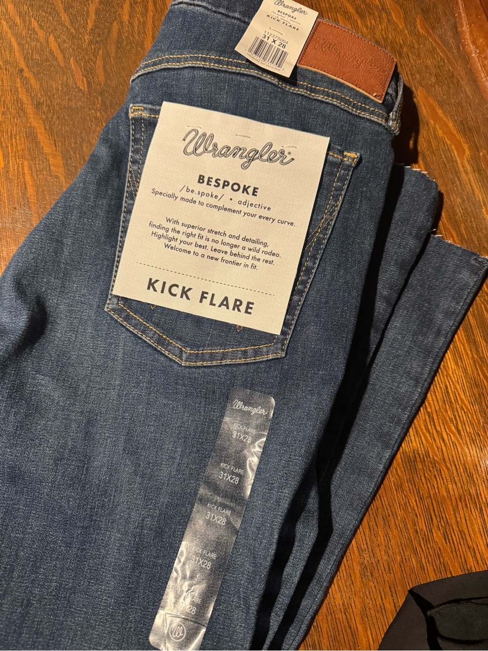 Wrangler Kick Flare Women's Jeans - Dark Blue
